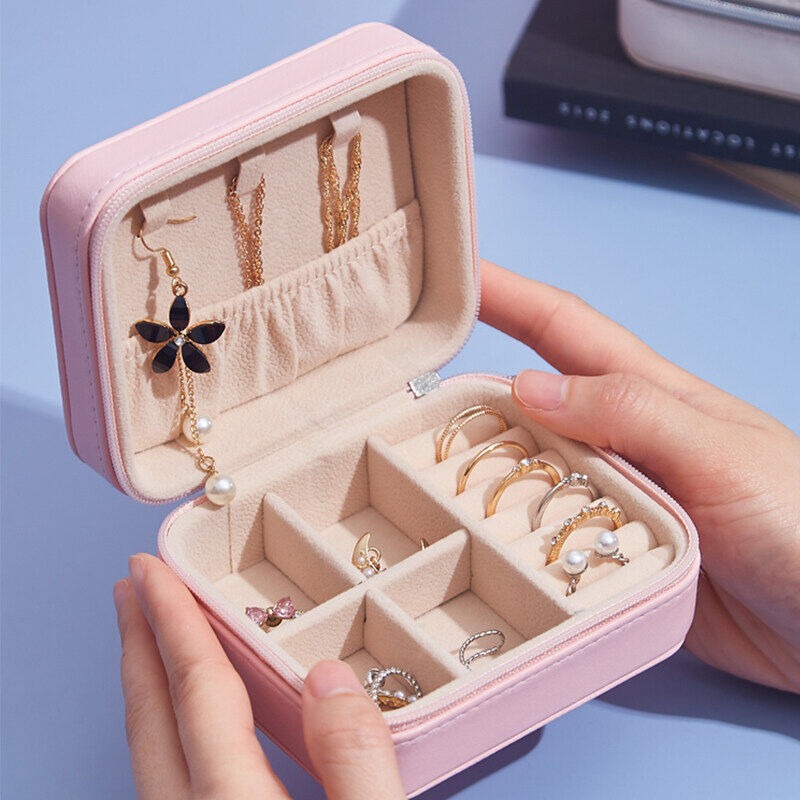 Jewelry Storage Box, Organizer, Travel Case, Multipurpose Gift Box
